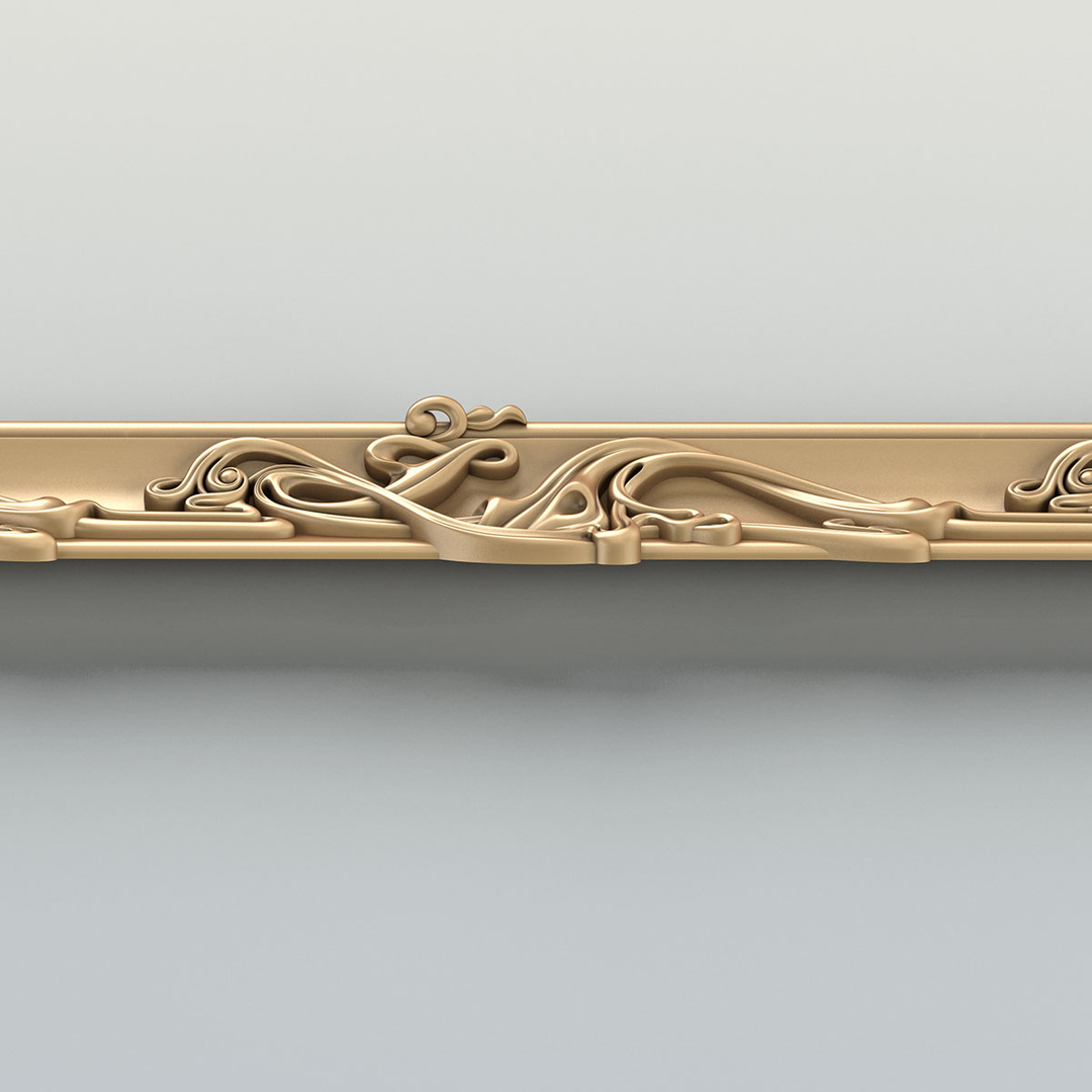 3D Molding 058 Art Nouveau TurboSquid 1954060