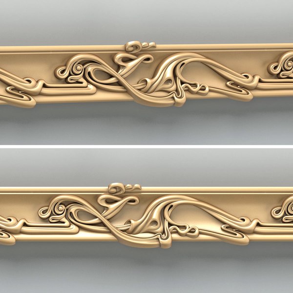3D Molding 058 Art Nouveau - TurboSquid 1954060