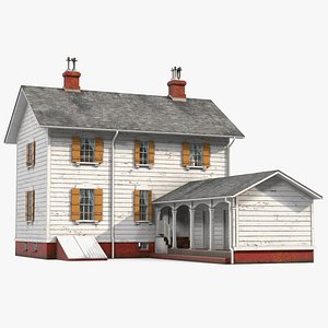 3D model Old Wooden House