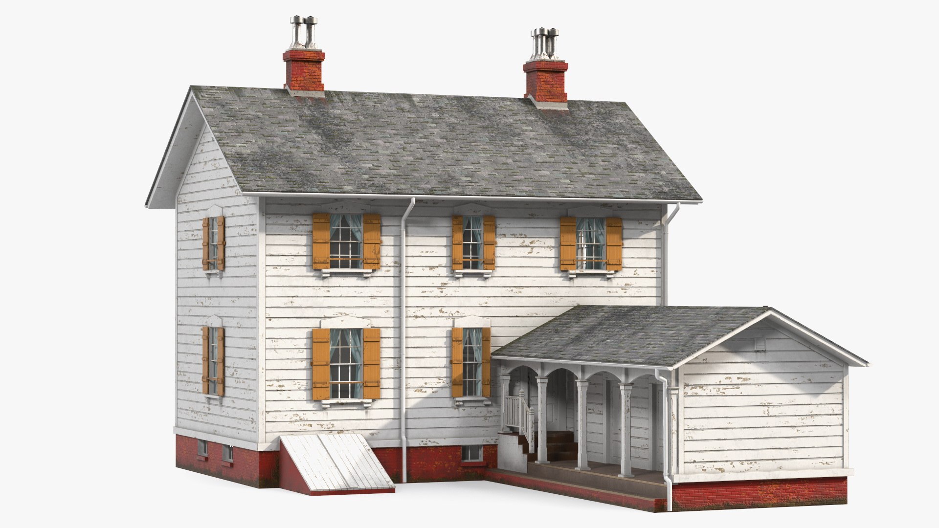 Old Wooden House 3D model preview
