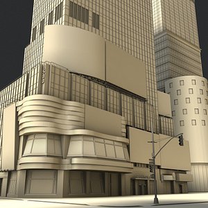 square buildings morgan 3D