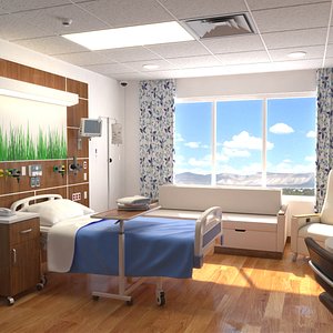 patient room 3D model