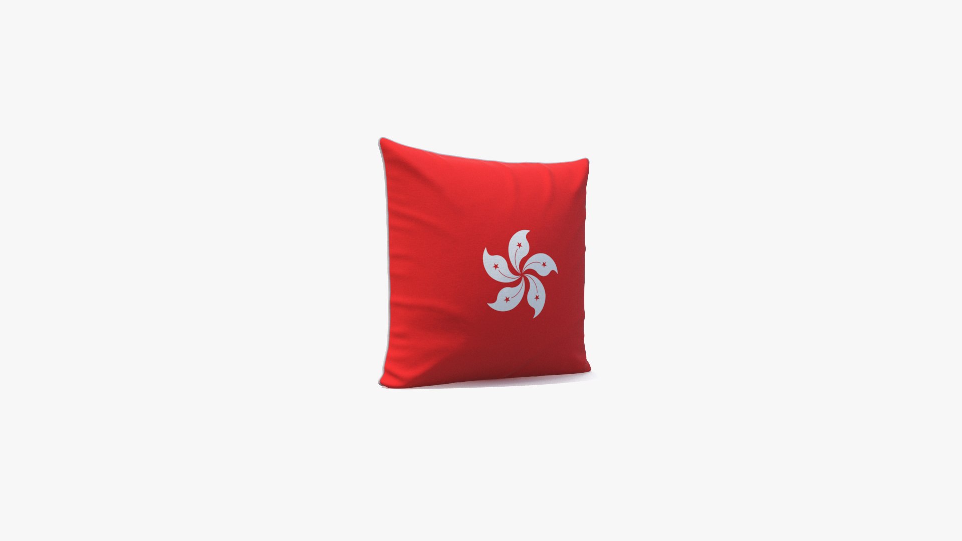 3D Hong Kong Flag Pillow model TurboSquid 2055198