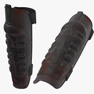 3D bloody police riot gear model