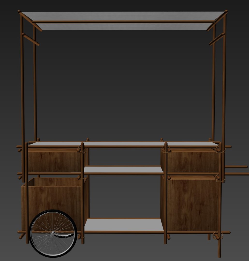 3D Model Food Stand - TurboSquid 1258894