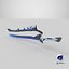Sci-Fi Sword 10 Blue  All PBR Unity UE Textures