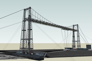 3d bizkaia transporter bridge architecture