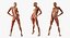 Female Muscular System Anatomy Rigged per Cinema 4D