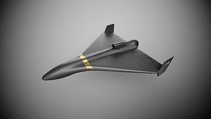 Iranian military Kamikaze drone Shahed-238 with jet engine 3D