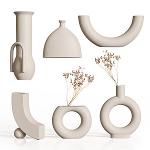 3D Vases minimalism