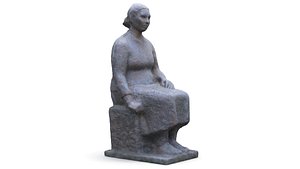 woman statue 3d model