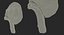 Beef Ribeye Steak Bone In 3D Model