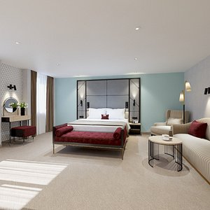 3D model hotel interiors