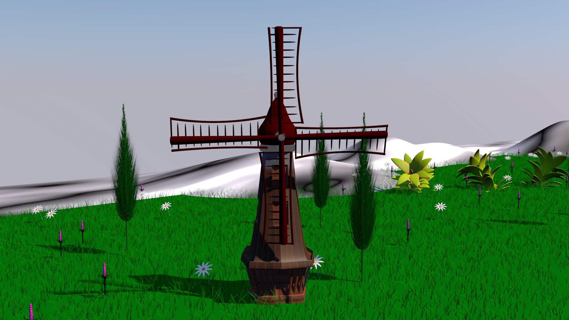Windmill Model - TurboSquid 1722039