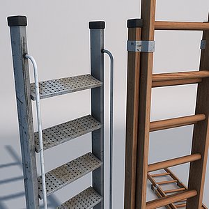 3d model ladders games simulation