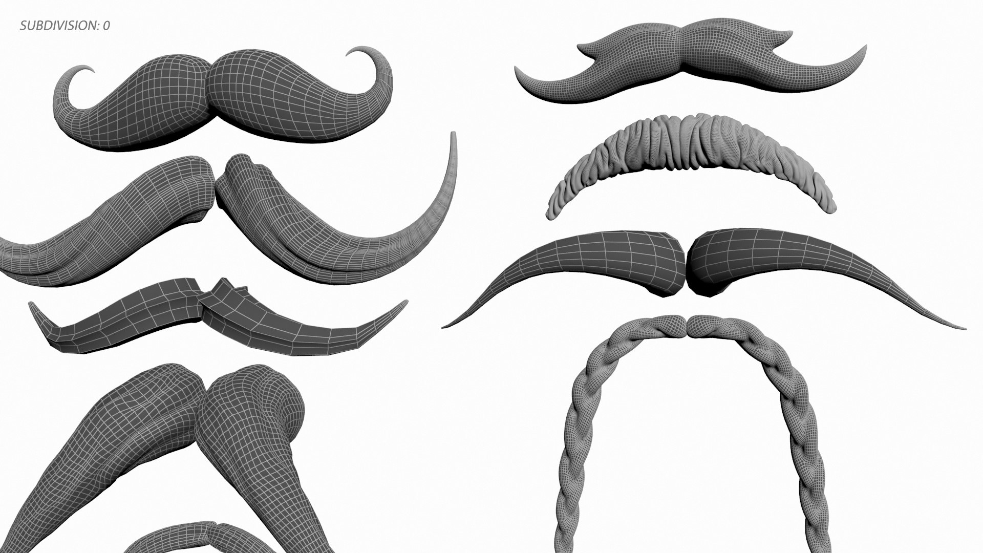 3D model Cartoon Mustaches https://p.turbosquid.com/ts-thumb/HD/dQFIf0/nC/2/jpg/1725088790/1920x1080/fit_q87/cd122f2d693357396b89730554cde3fe124e62f7/2.jpg