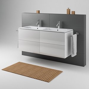 double washbasin duravit model