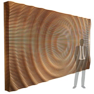 parametric wall 008 3D model