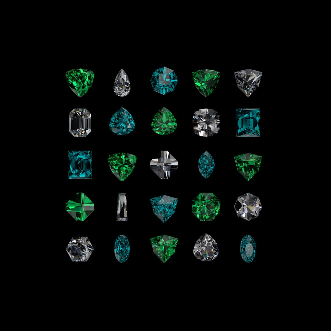 3D model Diamonds models - TurboSquid 2104726