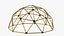 Geodesic Dome V2 Gold For Black Hubs 3D model