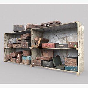 Old Suitcase Locker model