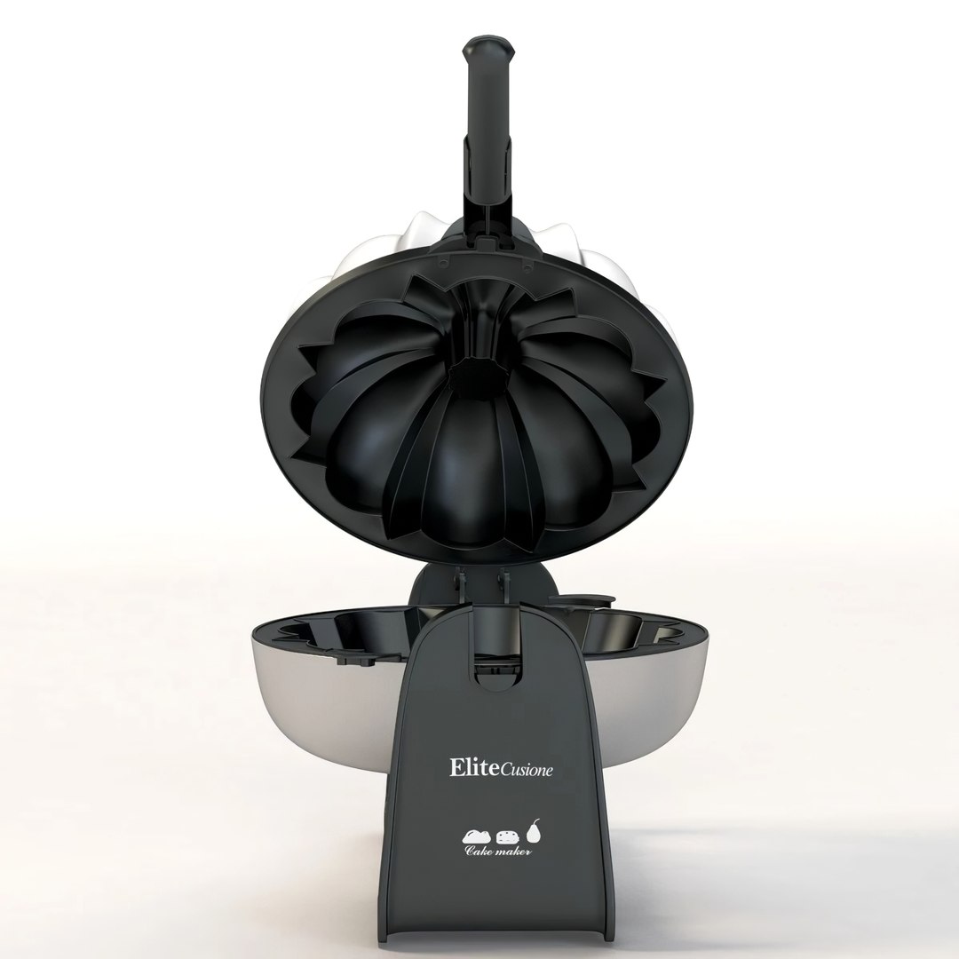 Elite Cuisine ECM 2919 MaxiMatic Flip Bundt Cake Maker 3D TurboSquid
