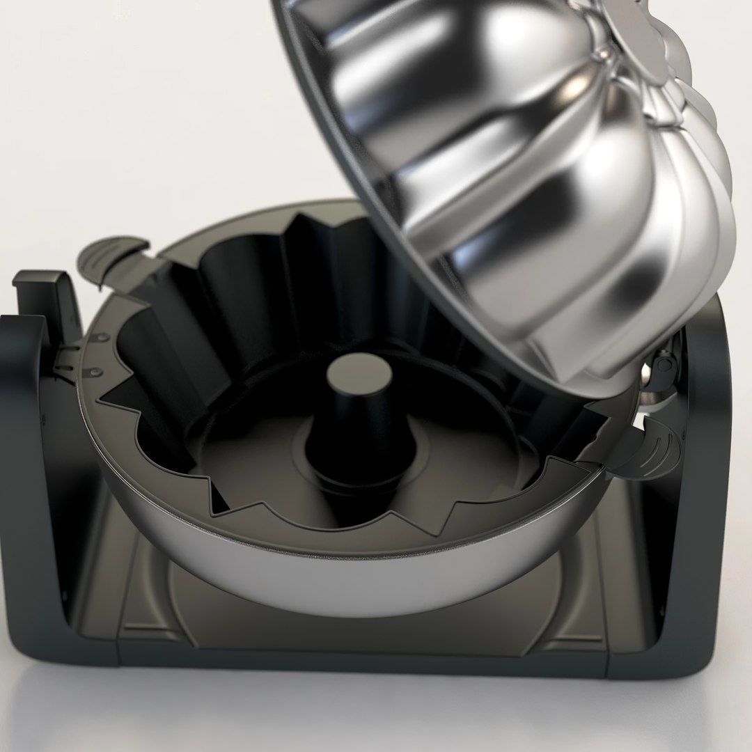 Elite Cuisine ECM 2919 MaxiMatic Flip Bundt Cake Maker 3D TurboSquid