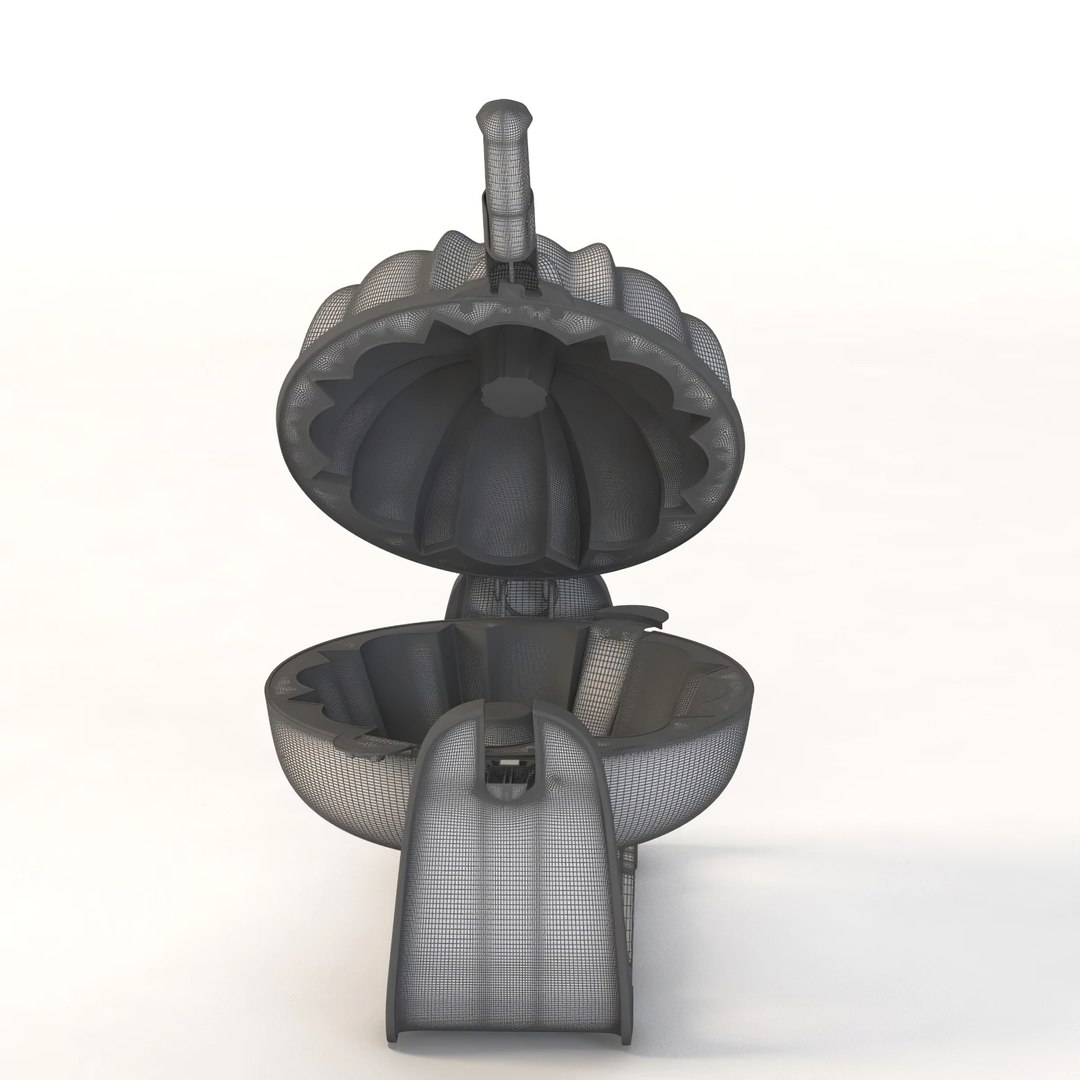 Elite Cuisine ECM 2919 MaxiMatic Flip Bundt Cake Maker 3D TurboSquid