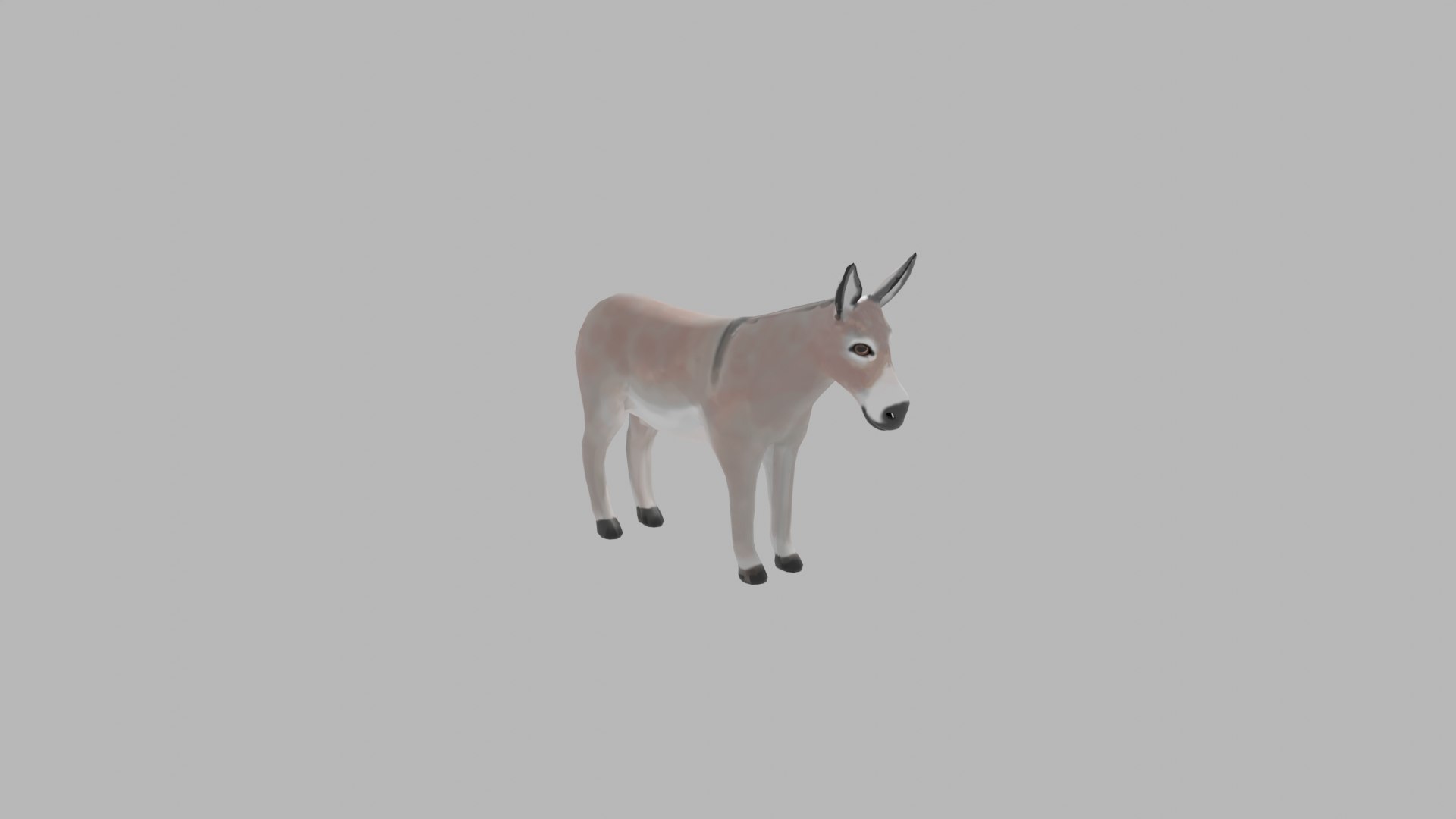 Donkey 3D Model - TurboSquid 2221208