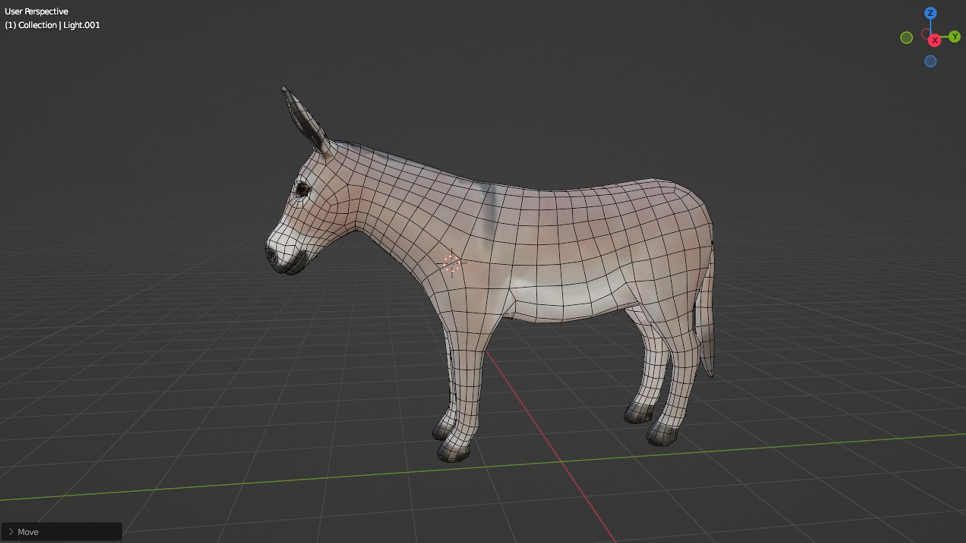 Donkey 3D Model - TurboSquid 2221208