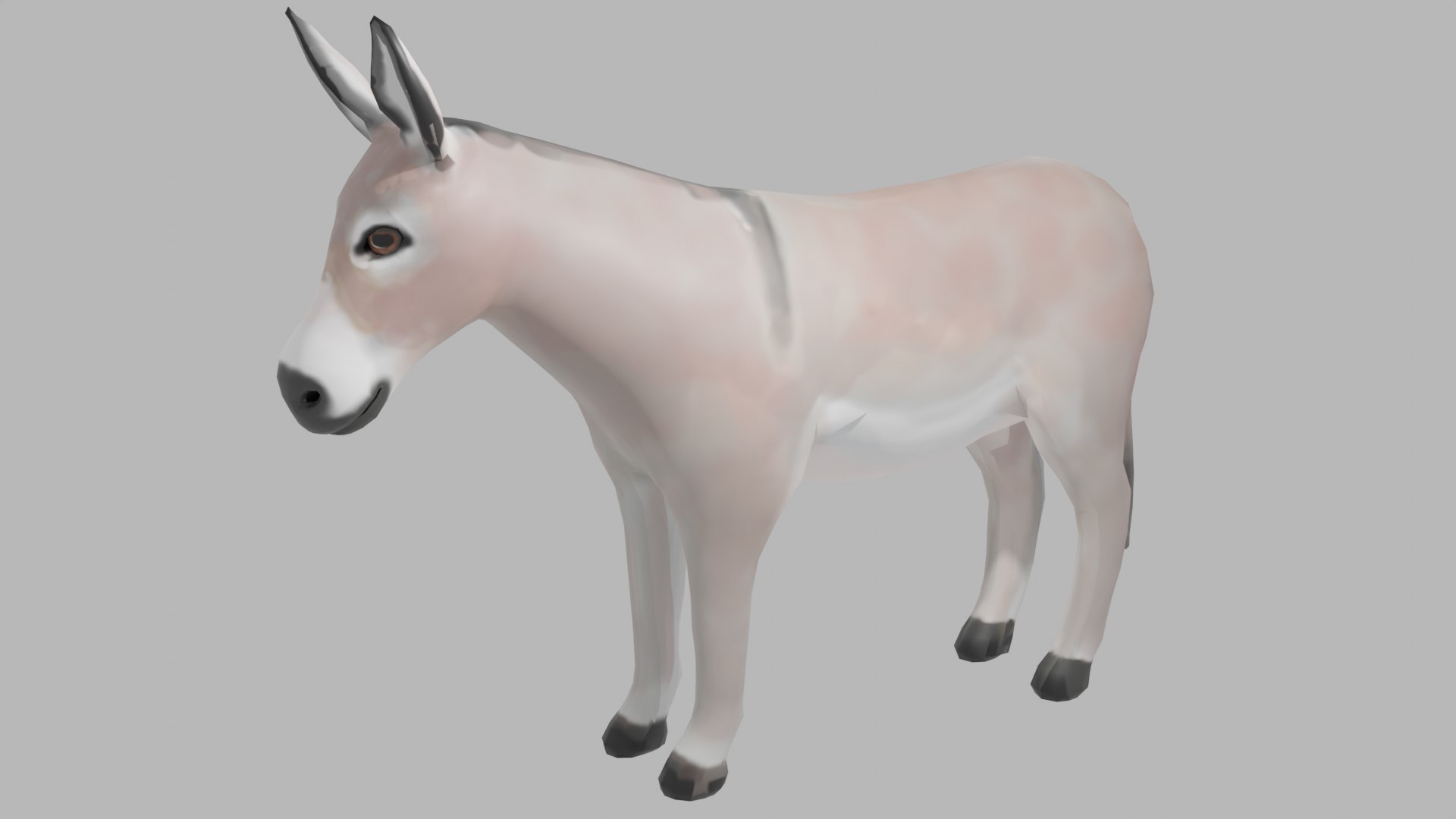 Donkey 3D Model - TurboSquid 2221208