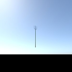 god shiva weapon trishool 3D model