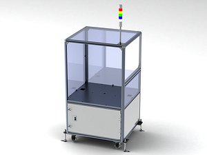 Aluminum Robot Structure - Enclosed 3D model