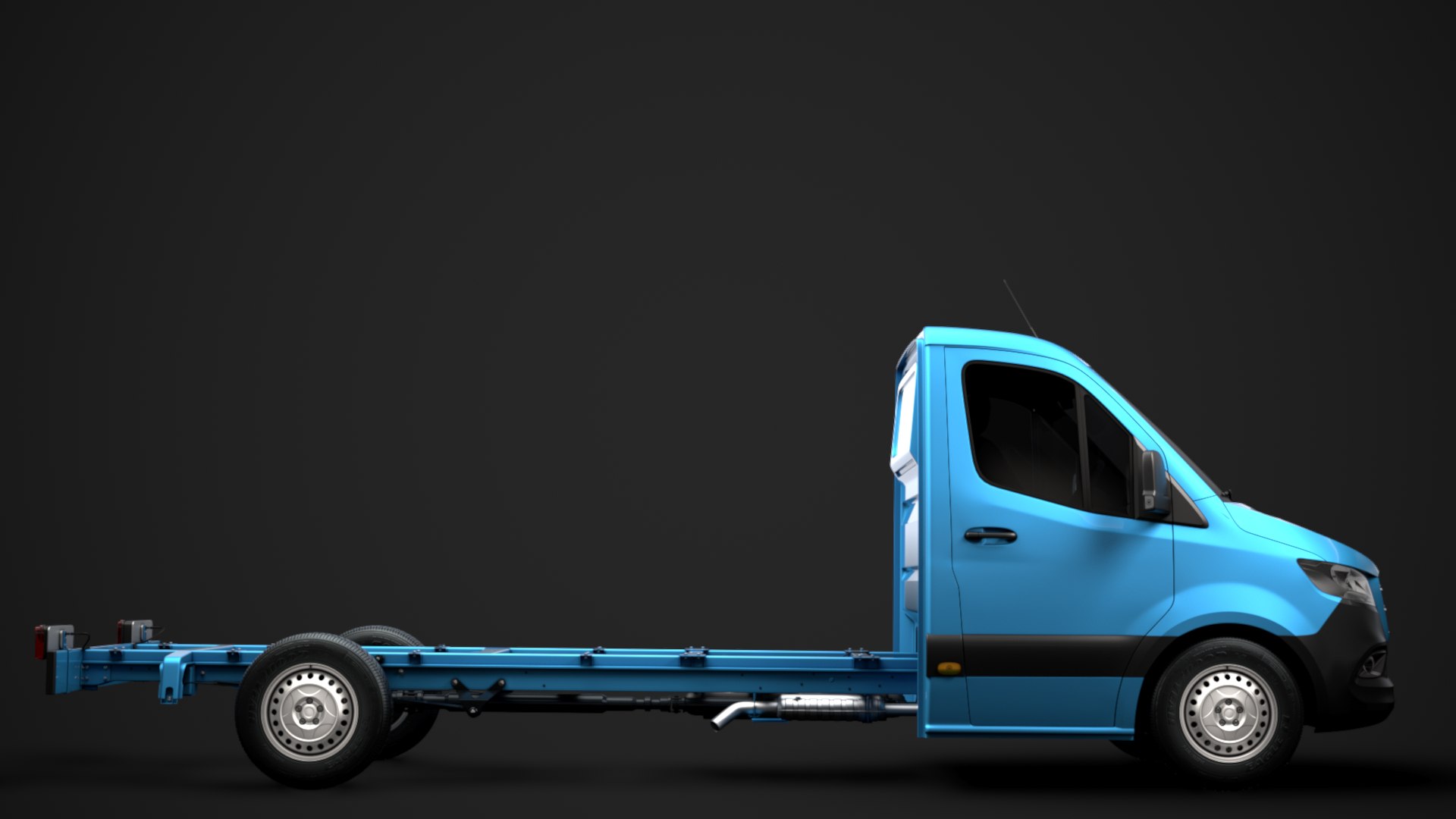 3D Mercedes Sprinter Chassis Single - TurboSquid 1452225