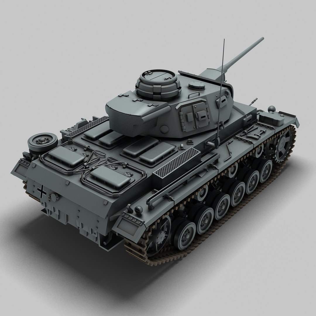 3ds Max Panzer Iii