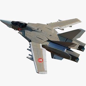 VF-1A  Valkyrie 3D model
