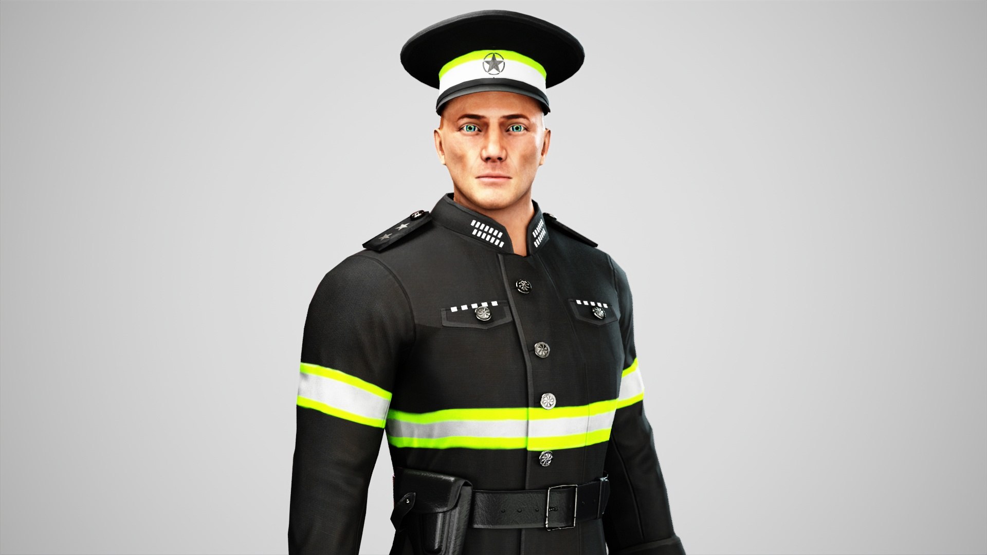 3D Model Policeman - TurboSquid 2264546