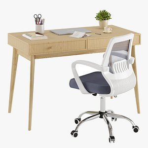Elegance desk 3D model