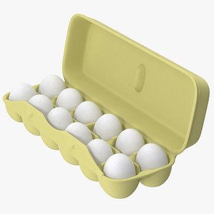 egg container 02 open 3d model