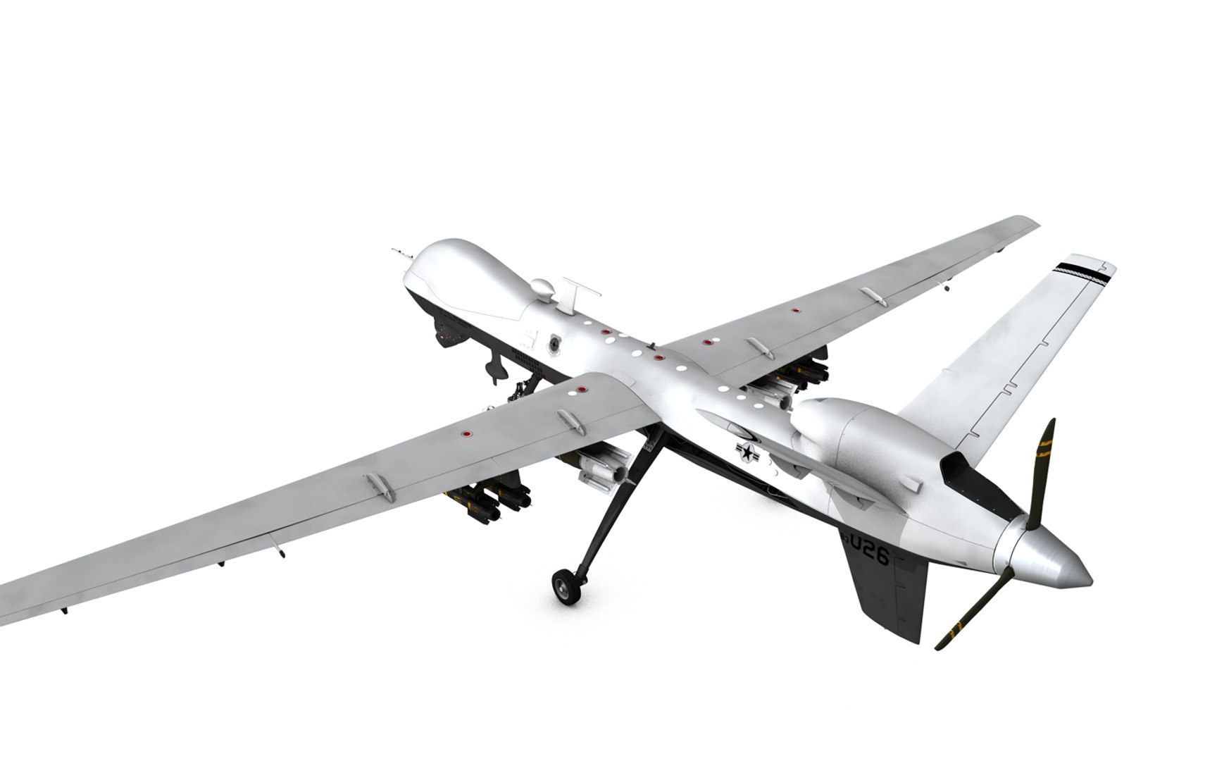 Mq 9 Reaper Drone 3d Model