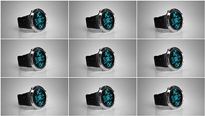 Electronic watch electronic watch wrist watch clock timer pedometer Swiss watch quartz watch sports 3D
