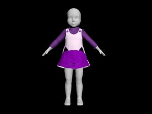 baby girl's salopette