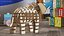 Puzzle 3D en bois démonté
