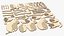 Puzzle 3D en bois démonté