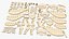 Puzzle 3D en bois démonté