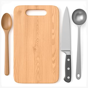 Kitchen Tools Set 3D