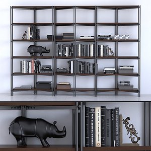 hudson bookcase 3D model