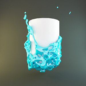 paint water 3d model