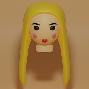 Cartoon Female 3D model