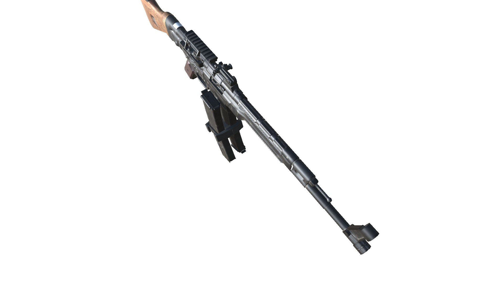 28-AssaultRifleSTG44-gun Model 3d Game Ready Model Low-poly 3D Model 3D ...